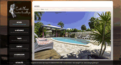 Desktop Screenshot of coteplage971.com